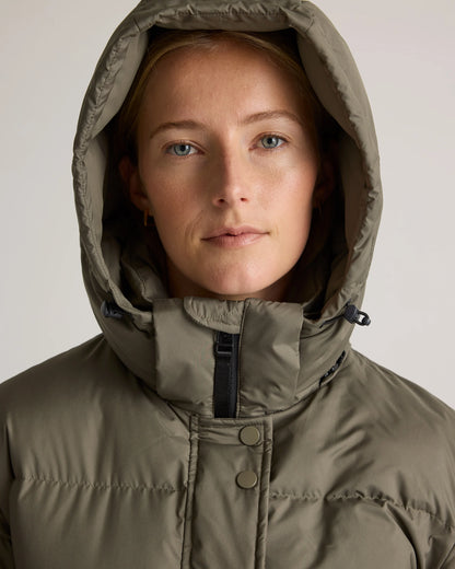 Responsible Down Long Puffer Jacket - XS / Black