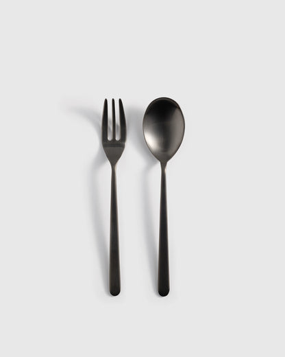Linea 2-Pc Serving Utensil Set by Mepra - One Size / Polished Stainless Steel
