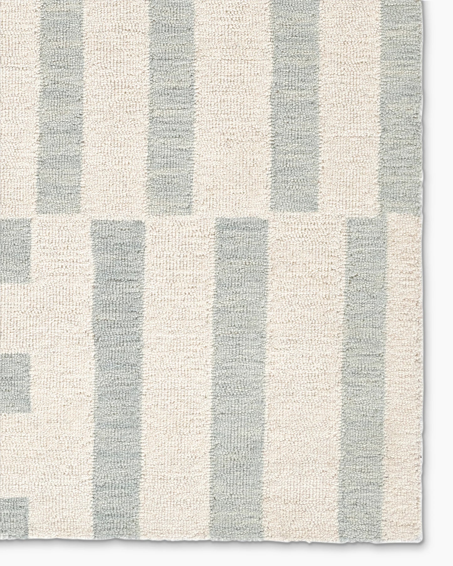Jack Hand-Tufted Wool Rug - 3'6" x 5'6" / Blue