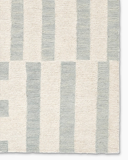 Jack Hand-Tufted Wool Rug - 3'6" x 5'6" / Blue