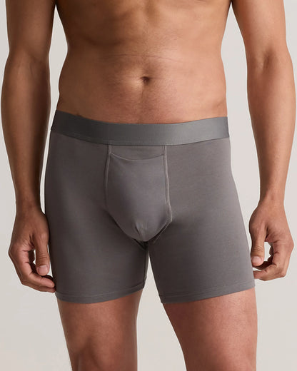 Organic Cotton 4'' Trunk (3-pack) - XS / Light Grey