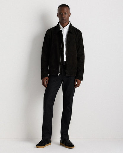 Italian Leather & Suede Lifestyle Trainer - 7 / White