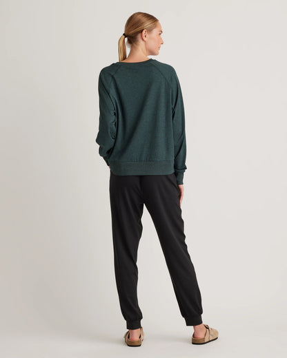 Flowknit High-Rise Boyfriend Joggers - XS / Heather Navy