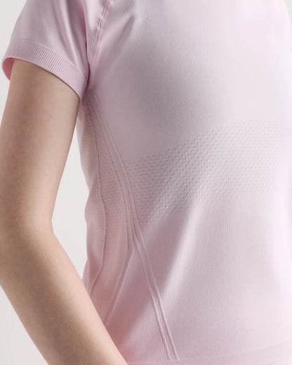 Seamless Waist-Length Tee - XS / Azul Blue