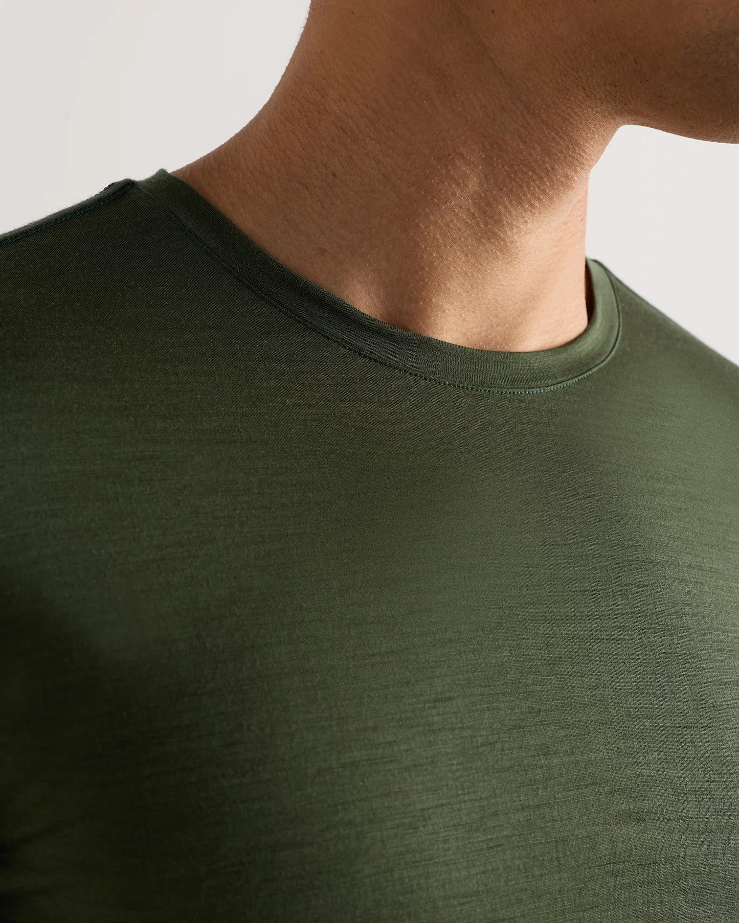 100% Merino Wool All-Season Long Sleeve Base Layer Tee - XS / Off-White