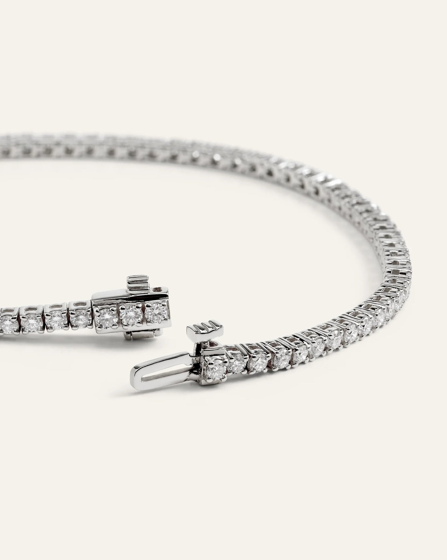 14K Gold Lab Grown Diamond Tennis Bracelet - 7ctw - 6.5" / Yellow Gold