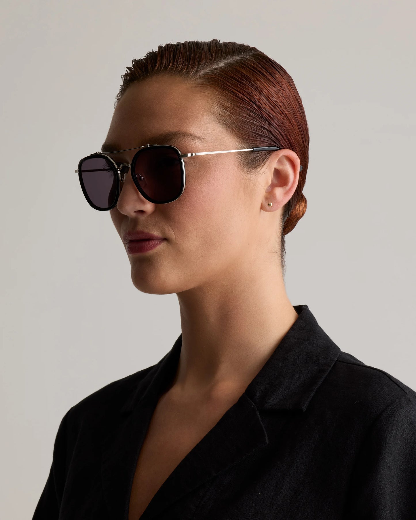 Rio Polarized Stainless Steel Sunglasses - One Size / Gold/Fawn Tortoise with Green lens