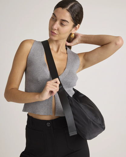 Revive Nylon Crescent Shoulder Bag - One Size / Olive