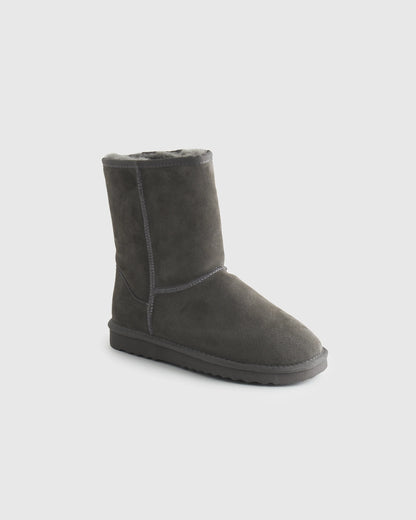 Australian Shearling Mid-Calf Boot - 6 / True Black