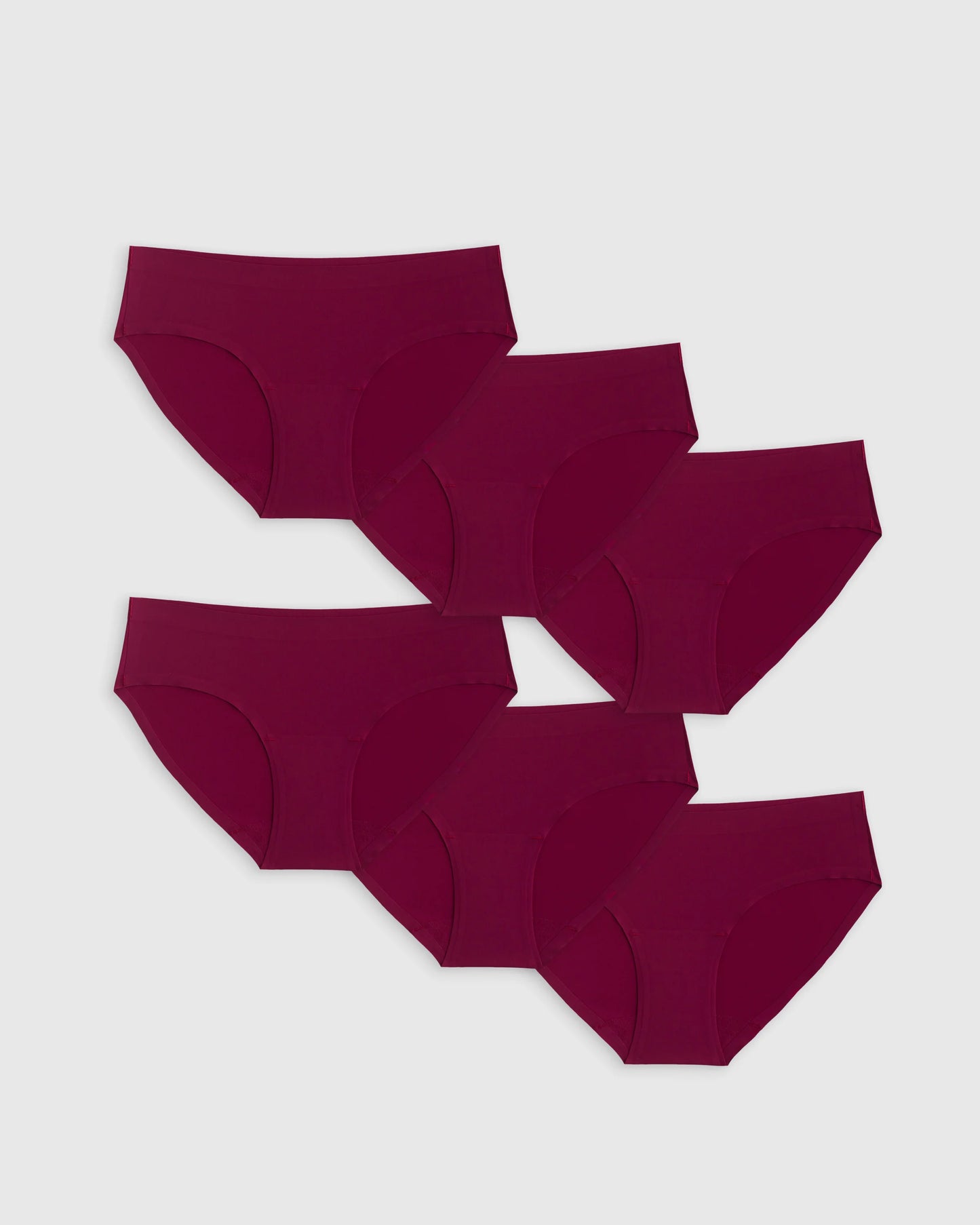 Invisible Bonded Bikini (6-Pack) - XS / Plum
