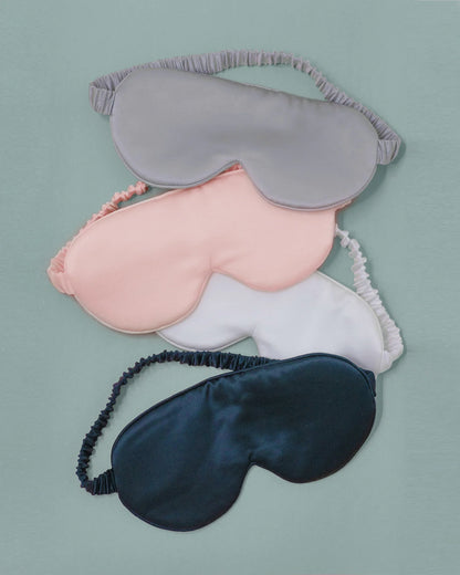 Mulberry Silk Beauty Sleep Mask - One Size / Soft Pink