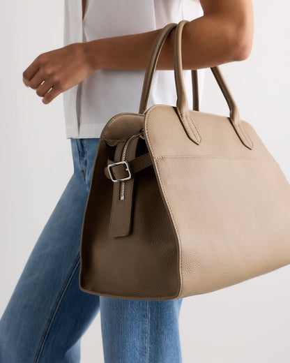 Hudson Satchel - One Size / Warm Taupe