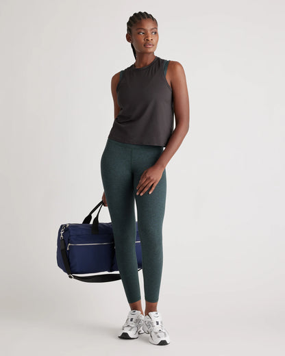 Flowknit Breeze High-Neck Tank - XS / Heather Deep Navy
