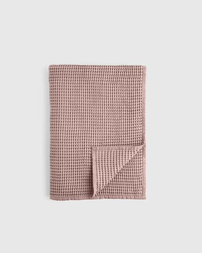 Organic Waffle Throw - 50x70 / Dried Sage