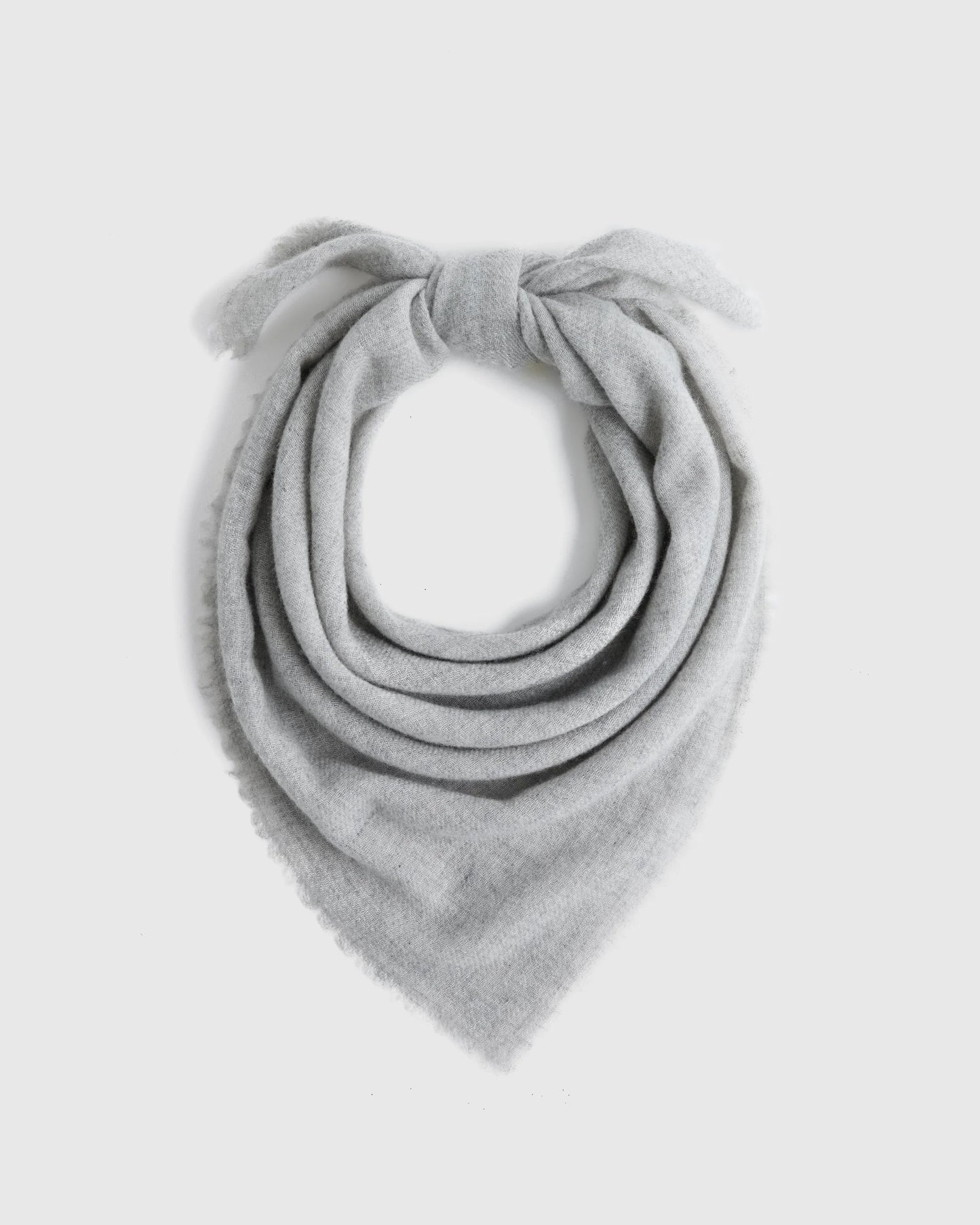 Mongolian Cashmere Square Scarf - One Size / Rich Burgundy