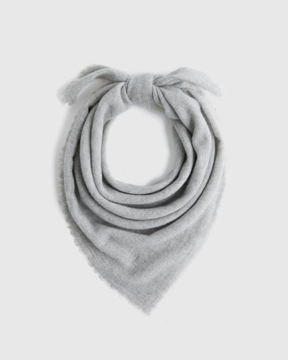 Mongolian Cashmere Square Scarf - One Size / Rich Burgundy