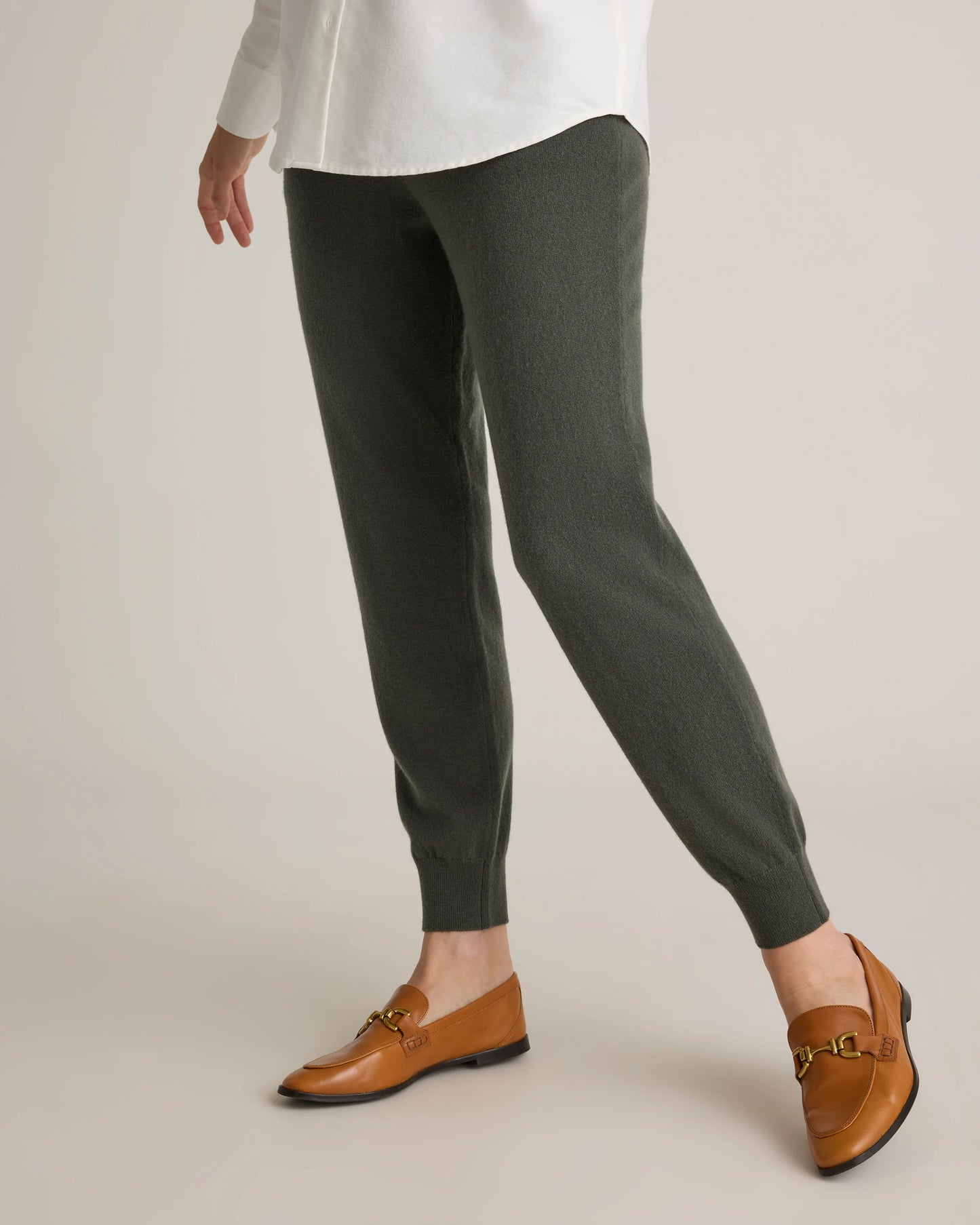 Mongolian Cashmere Sweatpants - XS / Brown