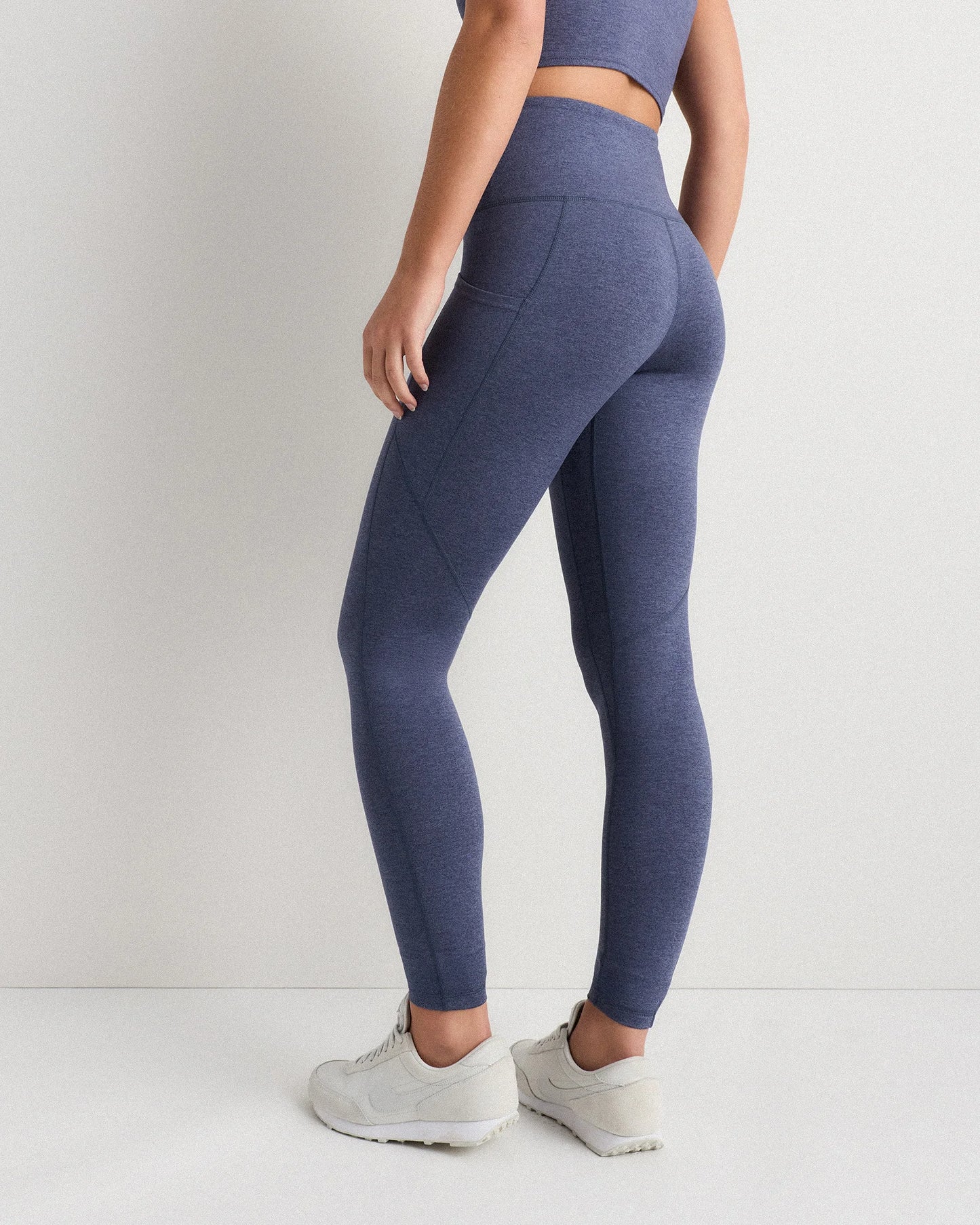 Ultra-Soft High-Rise Pocket Legging - XS / Heather Espresso