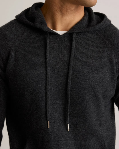 Mongolian Cashmere Pullover Hoodie - XS / Sea Spray Green