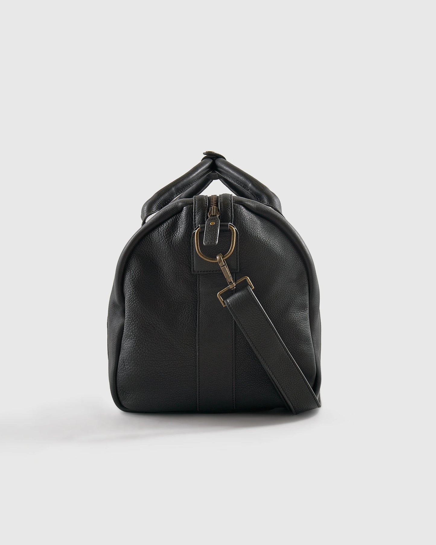 Nappa Leather Duffle Bag - One Size / Dark Brown