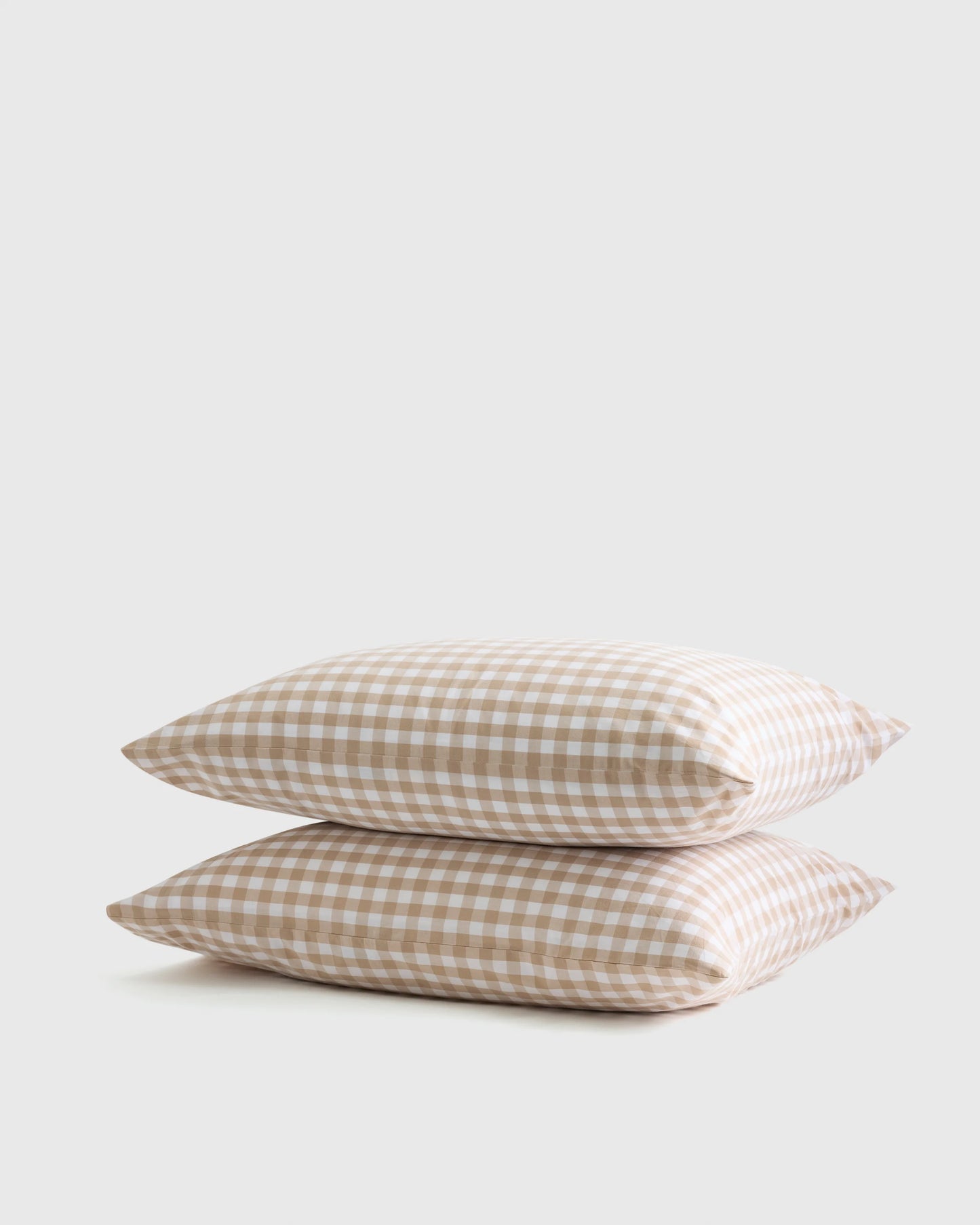 Organic Crisp Percale Pillowcase Set - Standard / White