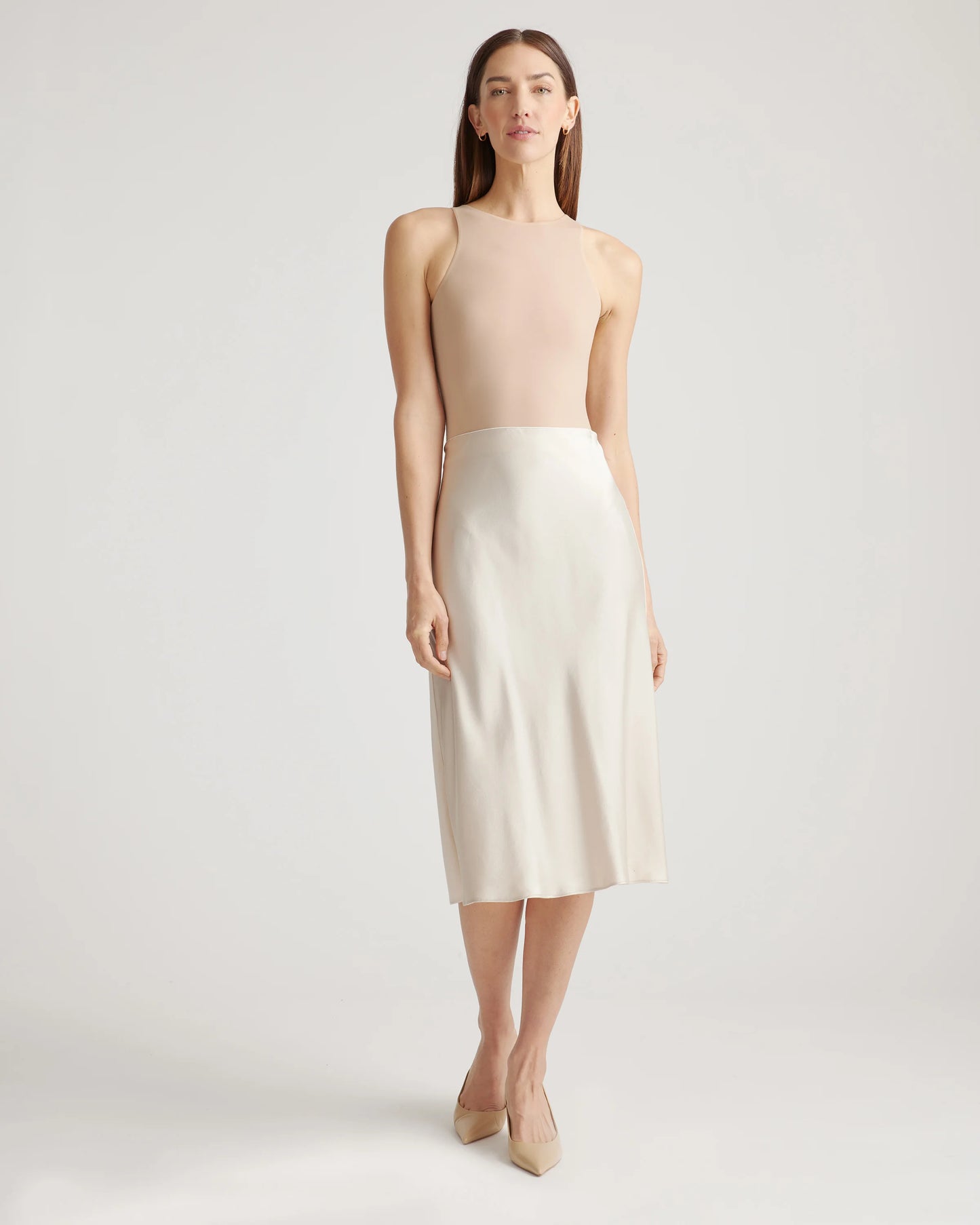 Second Skin High Neck Bodysuit - XS / Cocoa