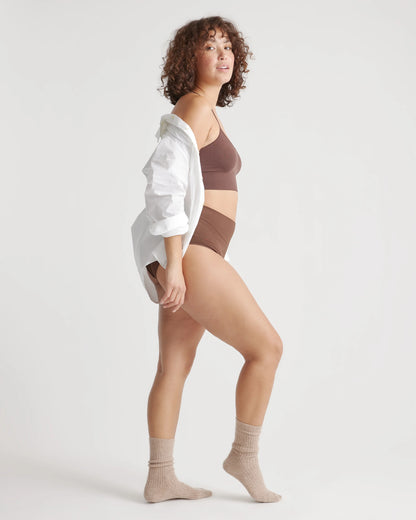 Shaping High-Waisted Brief (3-Pack) - XS / Cocoa