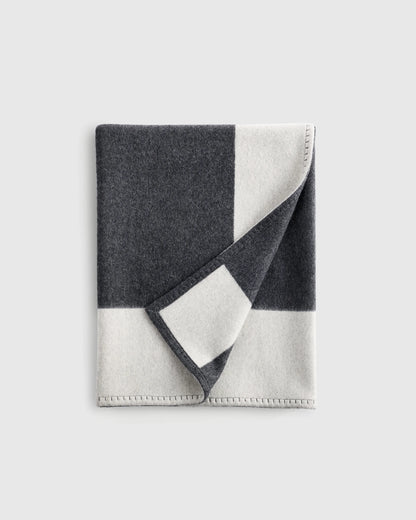 Merino Wool & Cashmere Luxury Throw - 50x60 / Charcoal