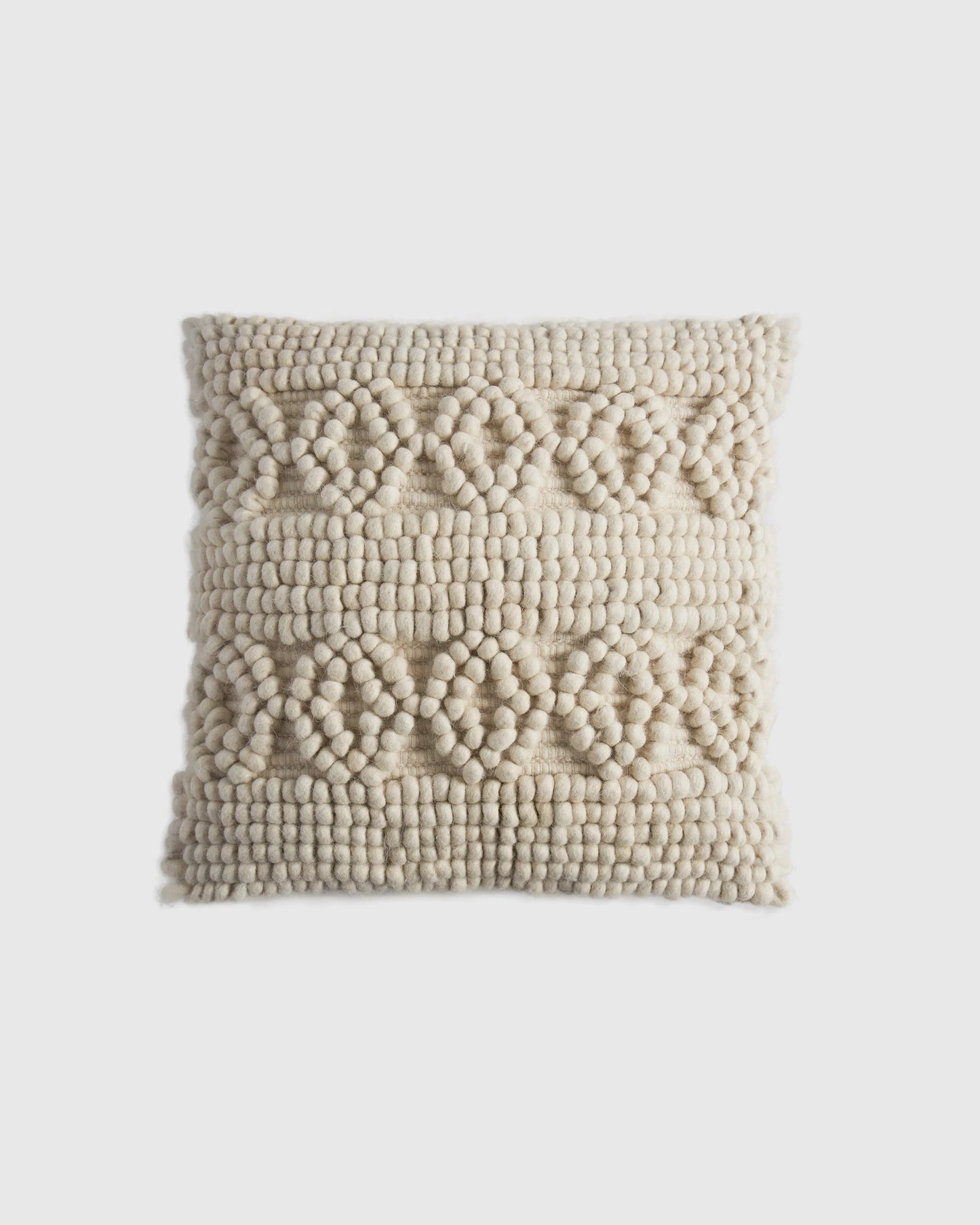 Kai Wool Pillow Cover - 20x20 / Ivory