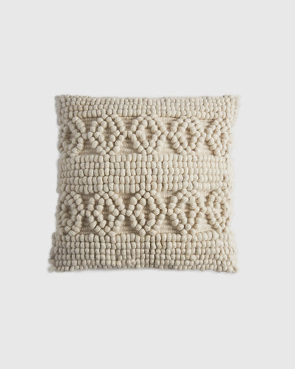 Kai Wool Pillow Cover - 20x20 / Ivory