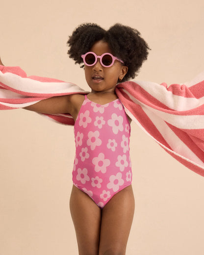 One-Piece Swimsuit - 2T / Wavy Fish