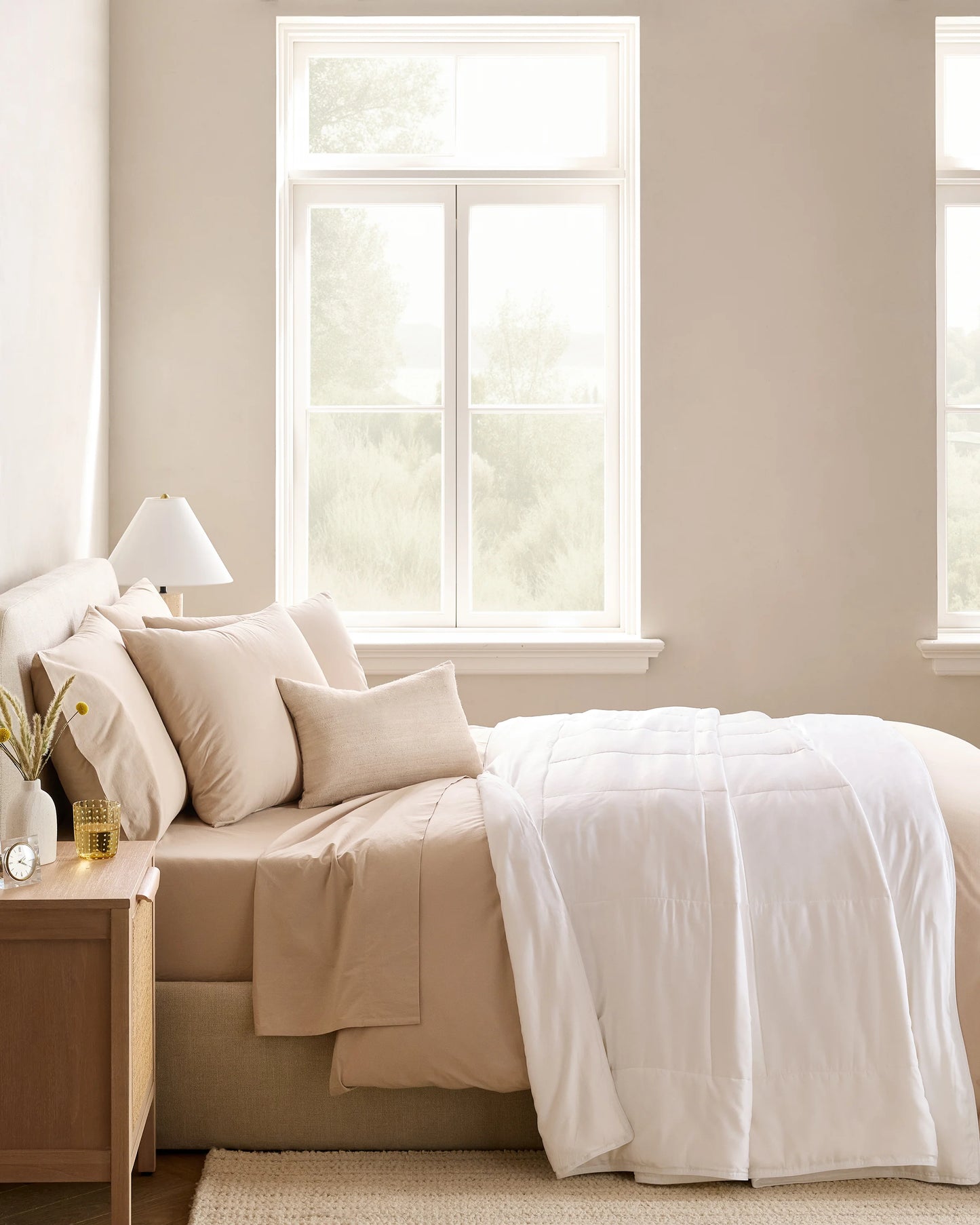 Bamboo Comforter - Twin / Soft Pink