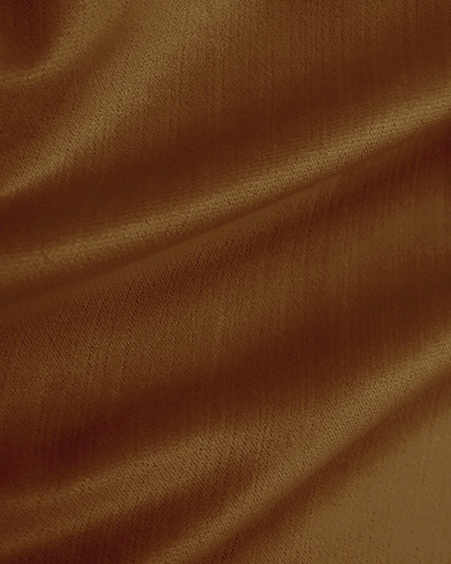 Curved Bed in Performance Velvet - Full / Walnut