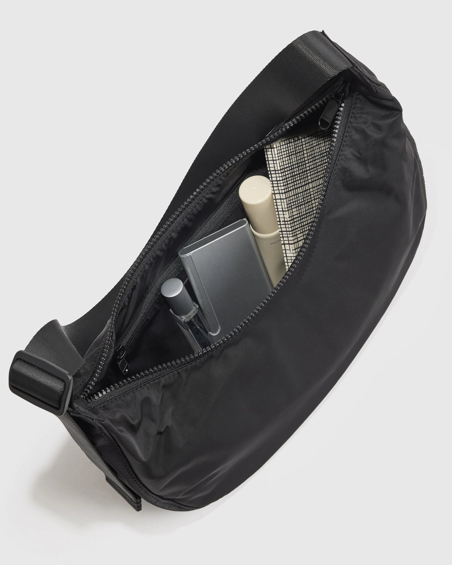 Revive Nylon Crescent Shoulder Bag - One Size / Olive