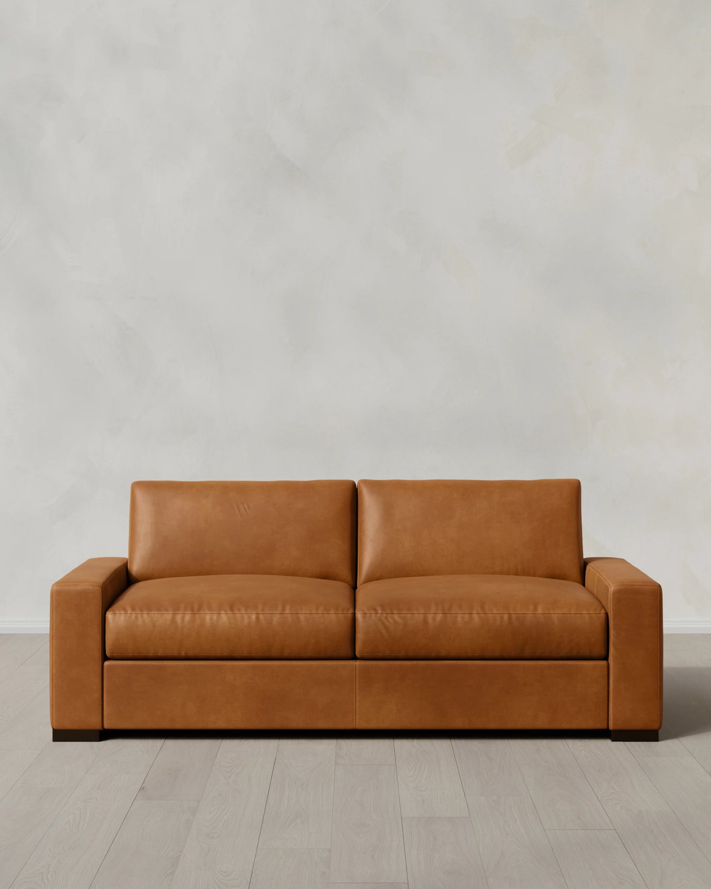 Stillman Sofa in Leather - 7ft / Auburn