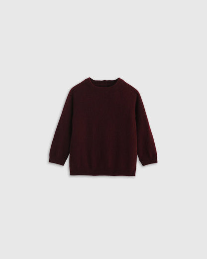 Washable Cashmere Crewneck Sweater - 0-3M / Varsity Red