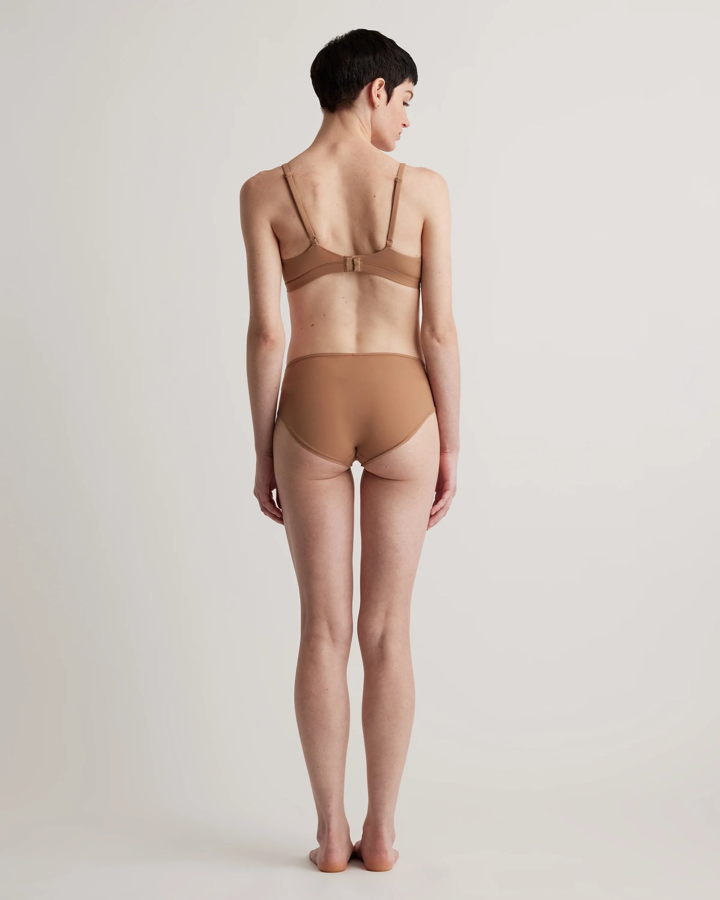 Second Skin Hipster Brief (6-Pack) - XS / Mocha
