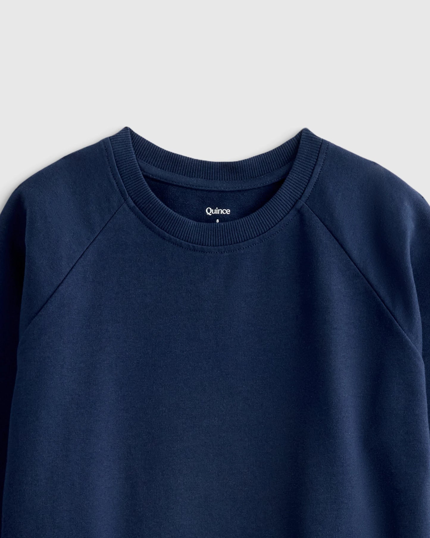 Organic Cotton French Terry Crew Neck Sweatshirt - 2T / Heart Graphic
