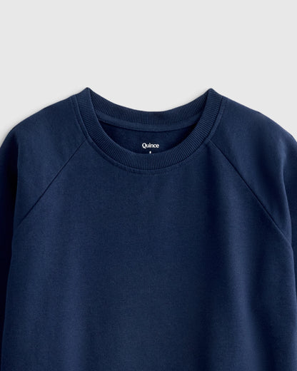 Organic Cotton French Terry Crew Neck Sweatshirt - 6 / Heart Graphic