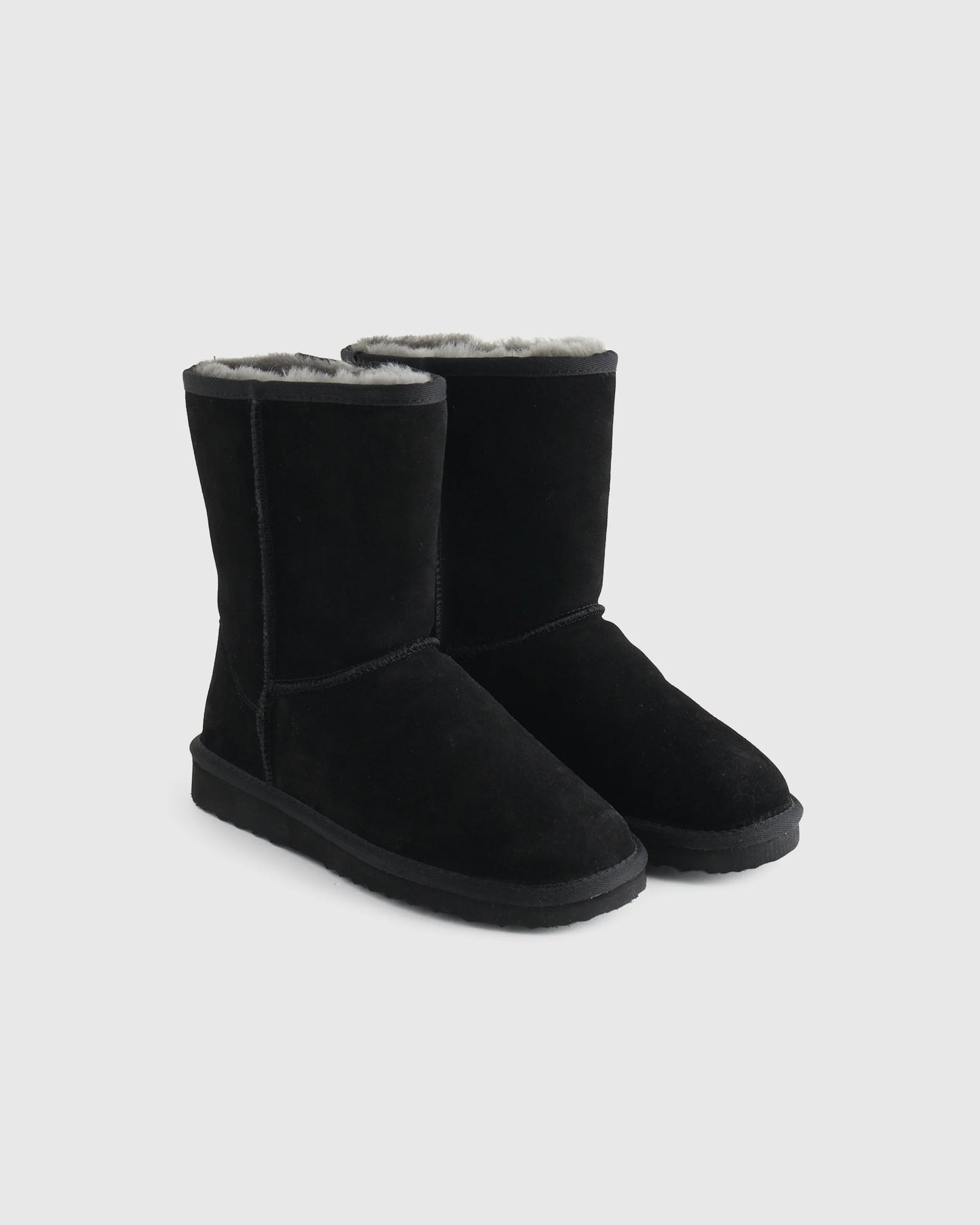 Australian Shearling Mid-Calf Boot - 6 / True Black