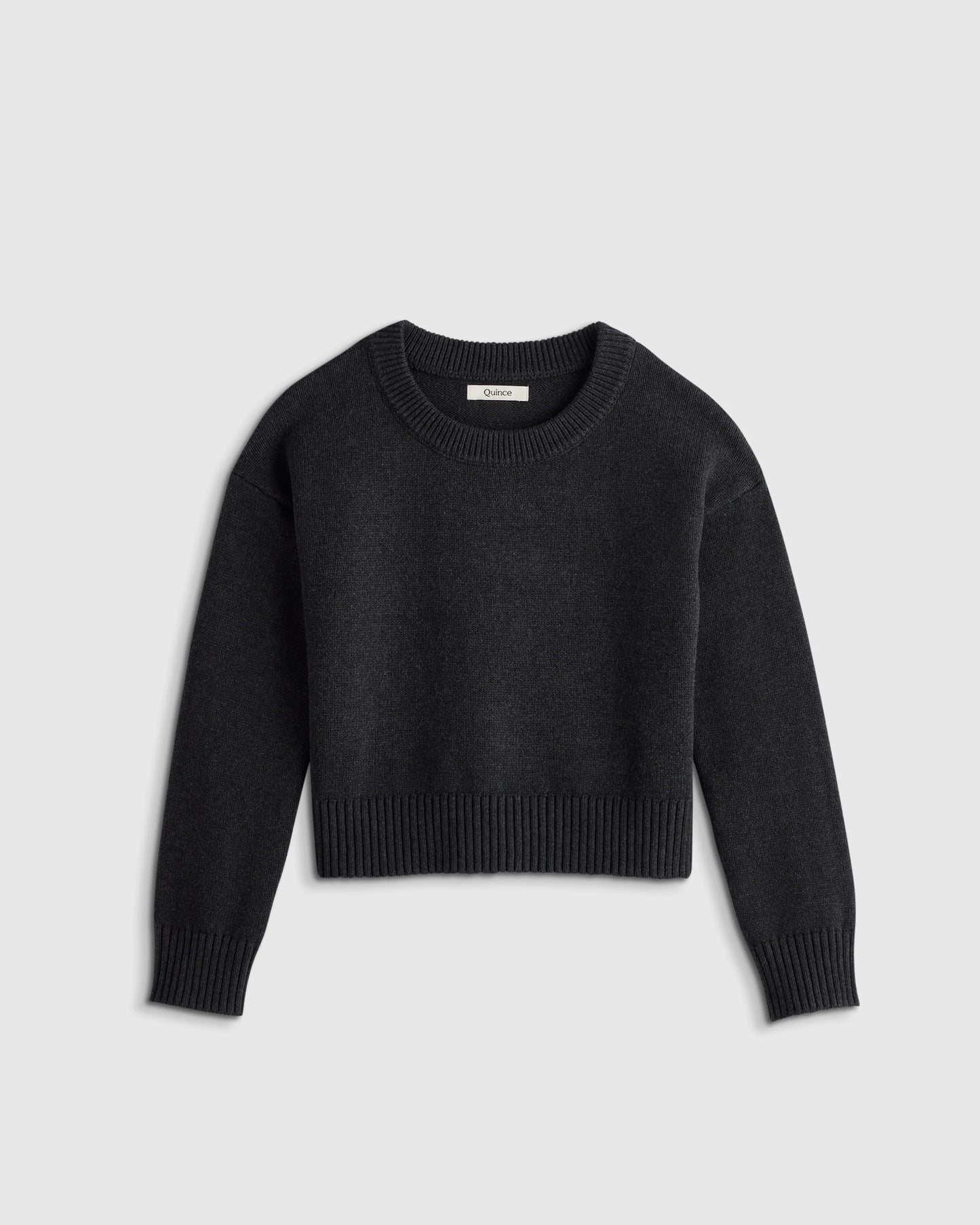 100% Organic Cotton Crewneck Sweater - 2T / Navy/White