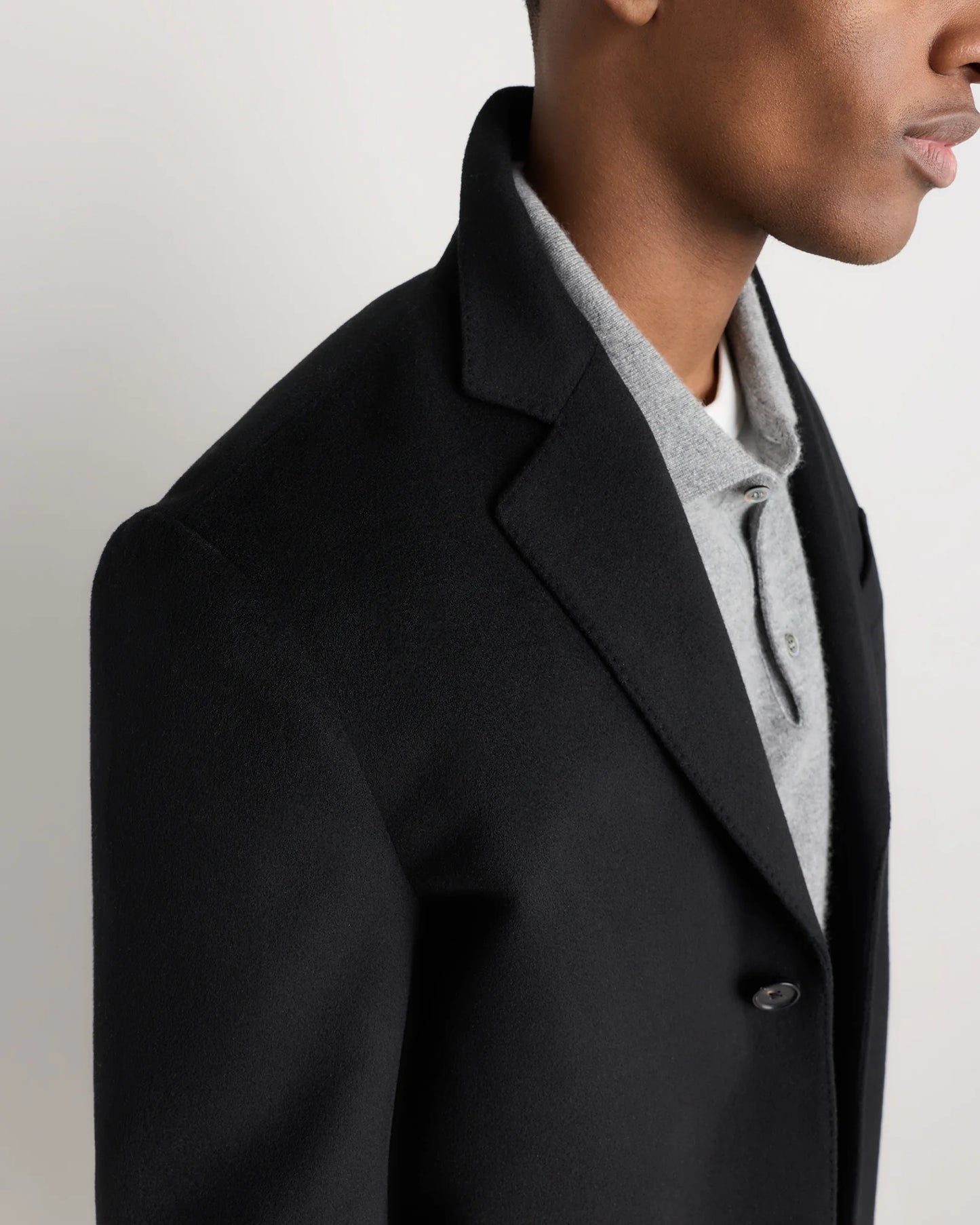 100% Mongolian Cashmere Car Coat - S / Camel