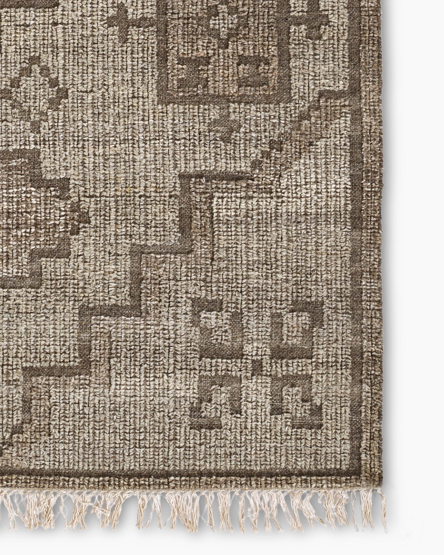 Nilo Handwoven Wool Rug - 3'6" x 5'6" / Brown