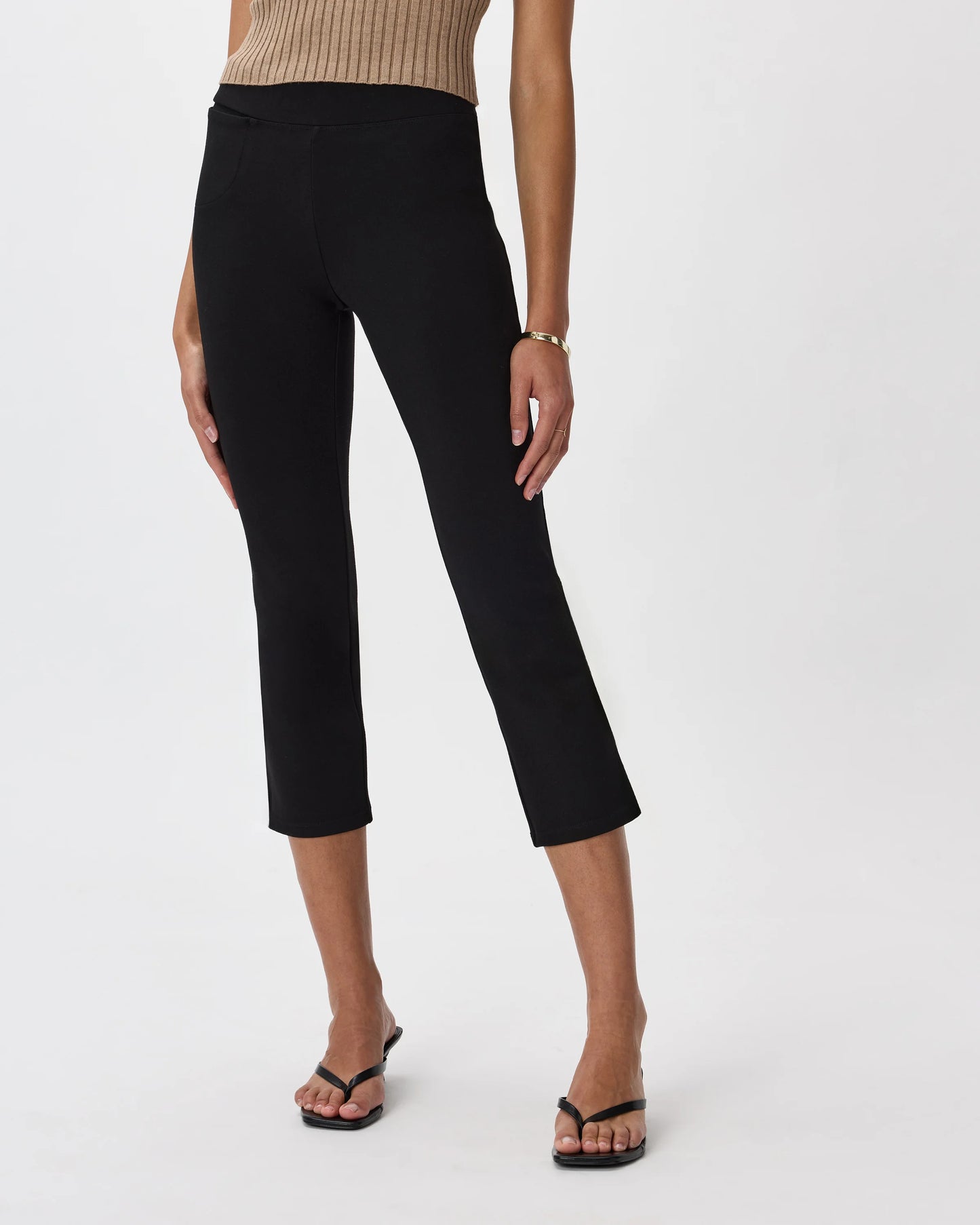 Ultra-Stretch Ponte Kick Flare Pants - XS / Olive