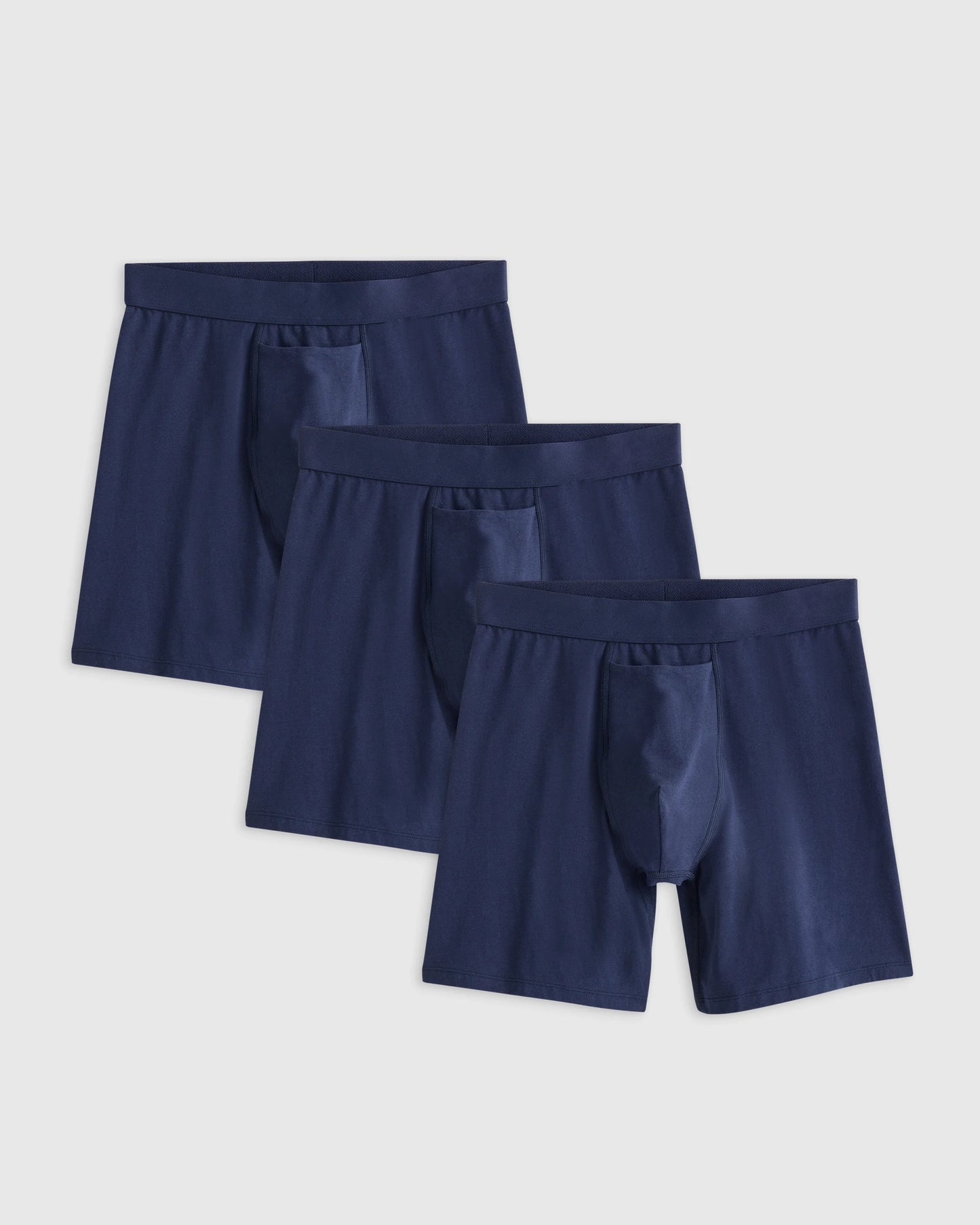 Organic Cotton 6'' Boxer Brief (3-pack) - XS / Light Grey