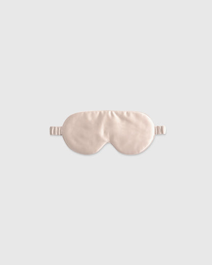 Mulberry Silk Beauty Sleep Mask - One Size / Soft Pink