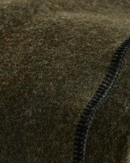 Wool Whipstitch Throw - 50x70 / Olive