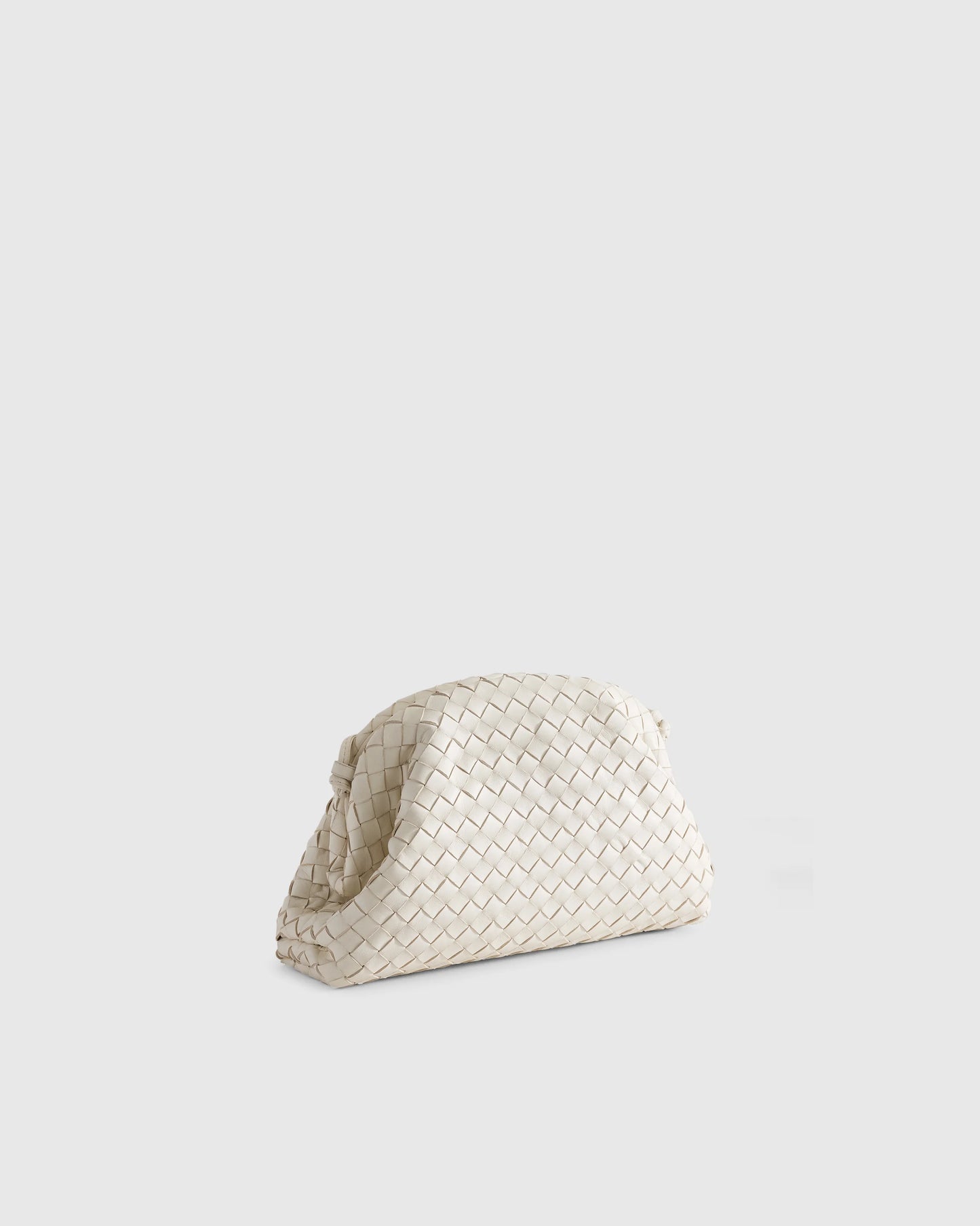 Naomi Handwoven Clutch - One Size / Black