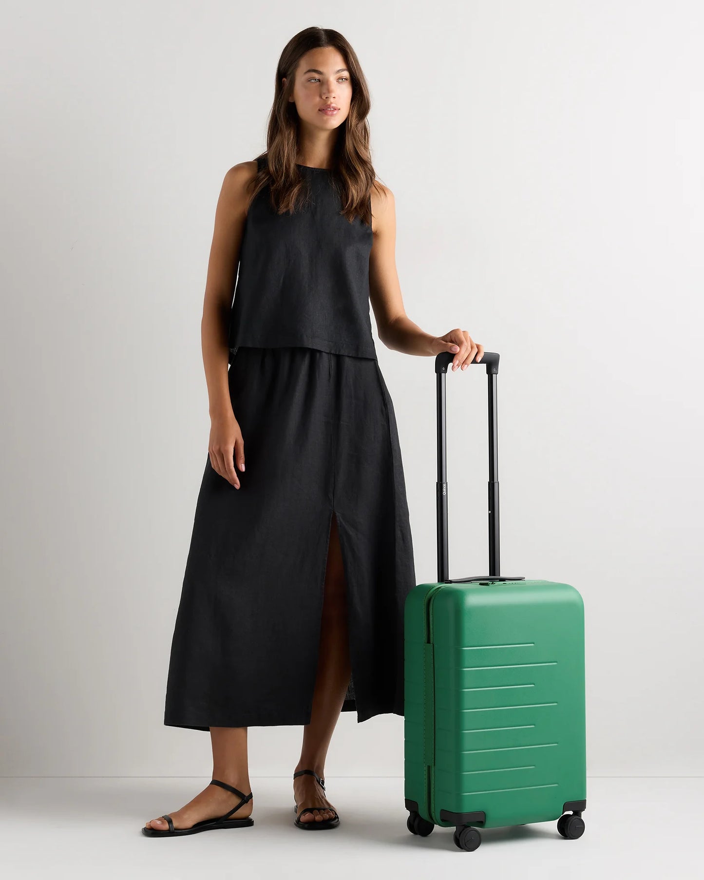 Small Carry-On Suitcase - One Size / Emerald Jungle