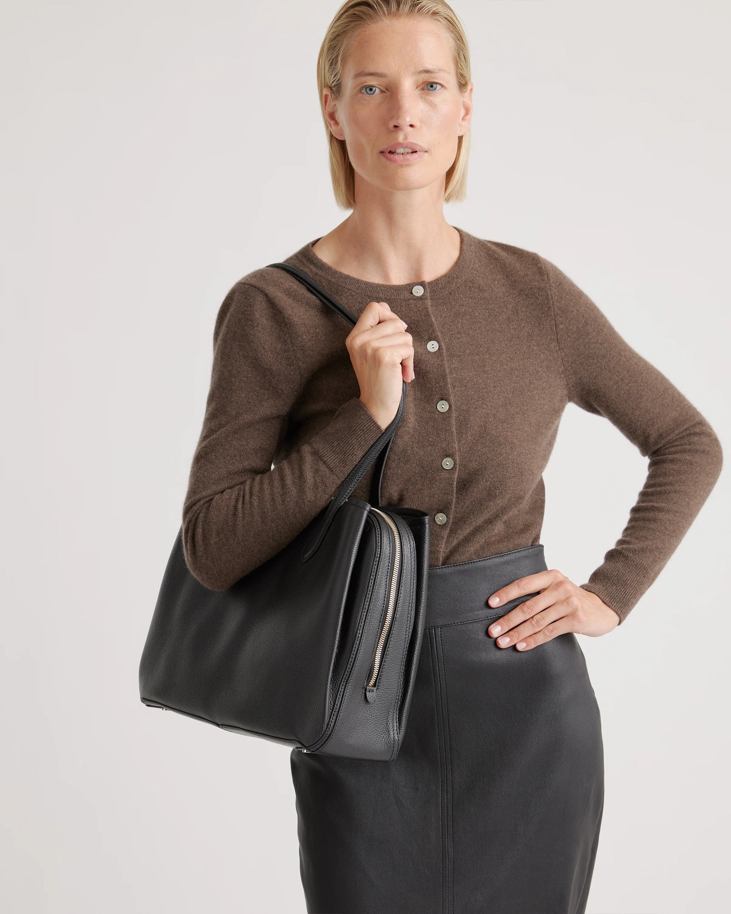 Vivienne Work Tote - One Size / Soft Ivory